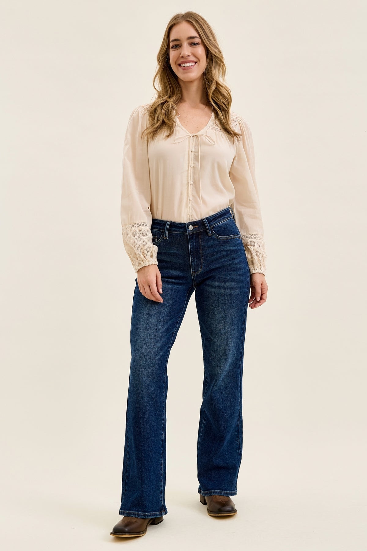 Alex Bootcut Jeans by Judy Blue - Desert Sunday