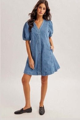 Blue Sky Denim Dress - Desert Sunday