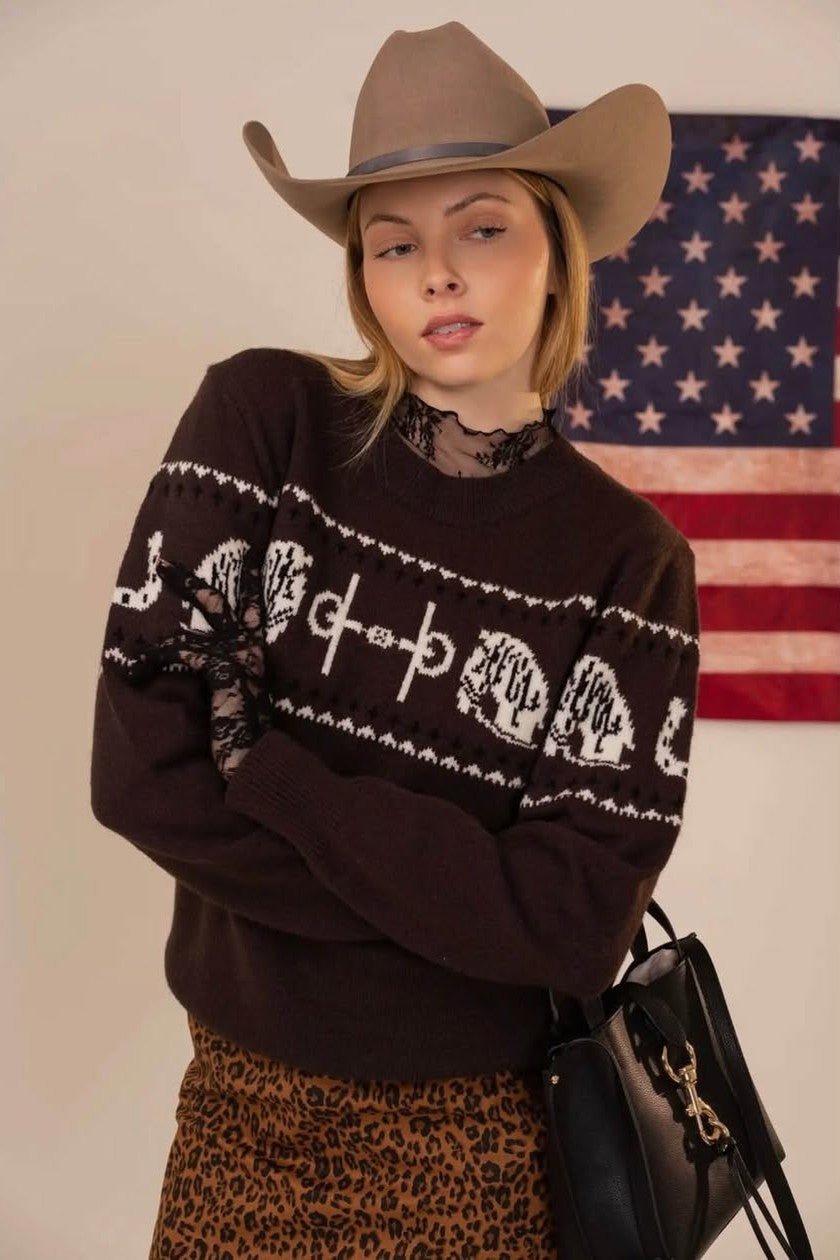 Bridle & Buckle Sweater - Desert Sunday