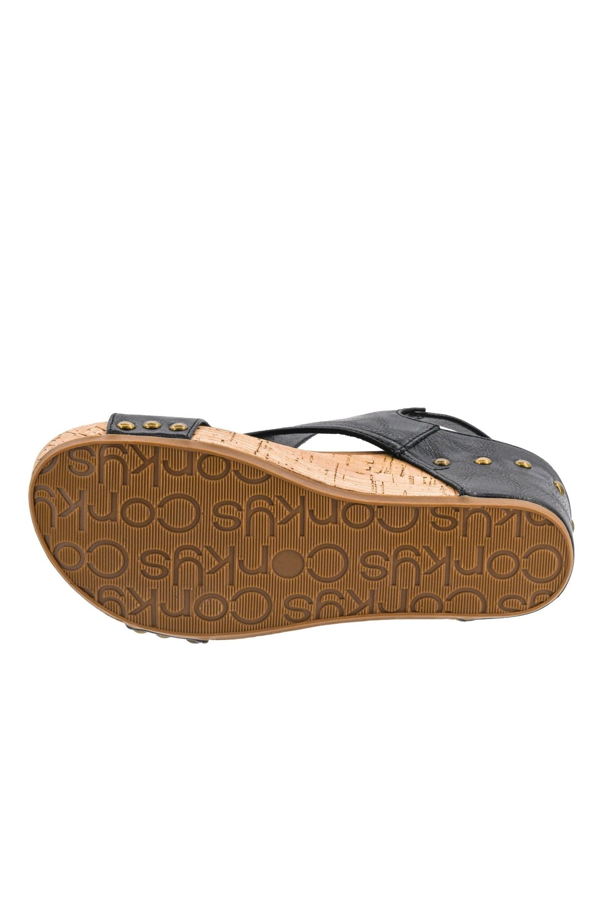 Carley Wedge in Black - Desert Sunday