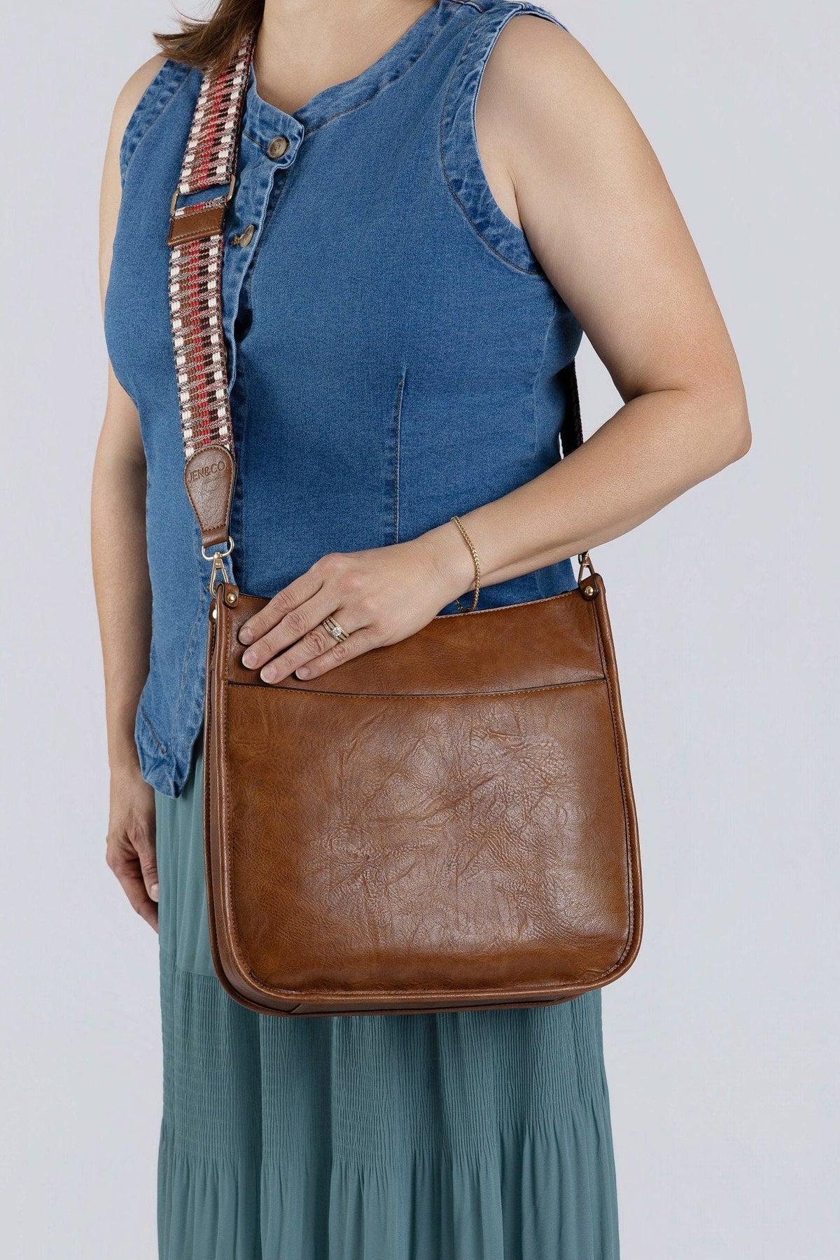 Chloe Guitar Strap Crossbody Bag - Desert Sunday
