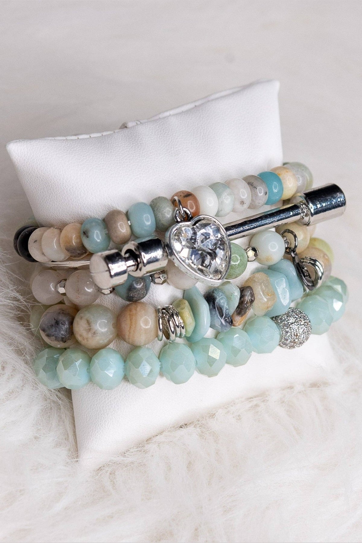 Cora Bracelet Set Amazonite - Desert Sunday