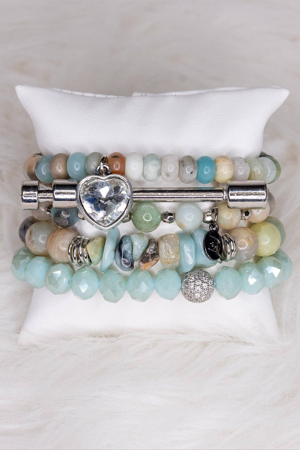 Cora Bracelet Set Amazonite - Desert Sunday