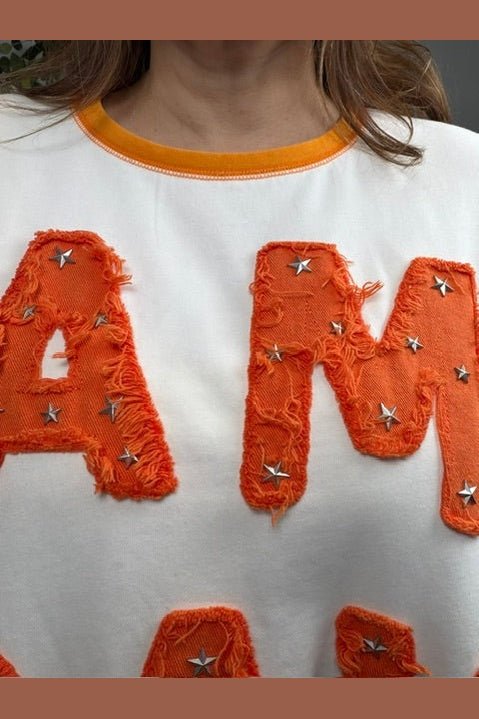 Game Day Glam Star Studded Graphic Tee - Desert Sunday