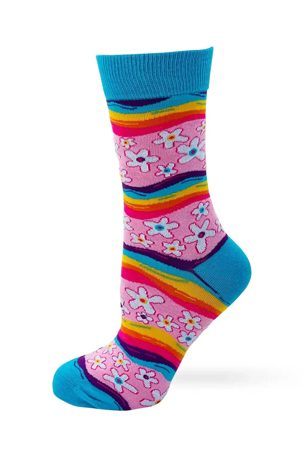 Hot Mess Express Crew Socks - Desert Sunday
