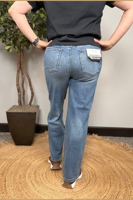 Judy Blue Kimberly Rigid Magic Straight Leg Jeans - Desert Sunday