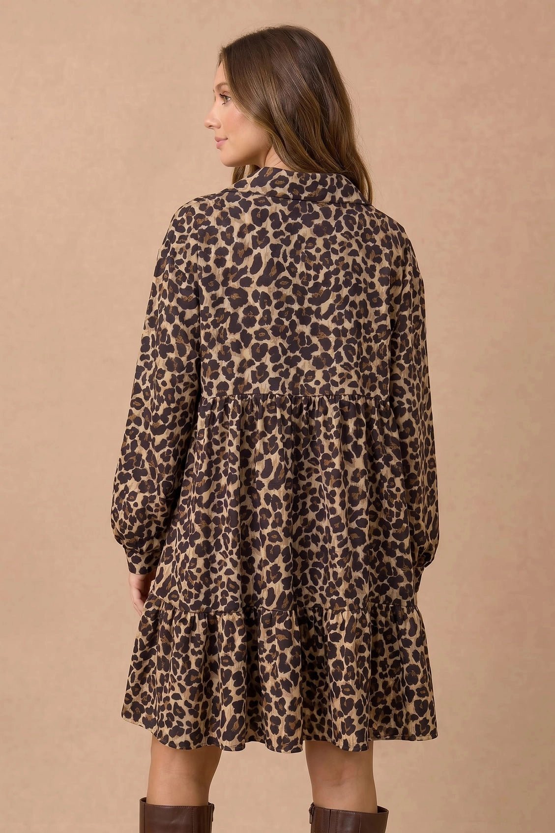 Let's Go Dancing Mini Dress - Desert Sunday
