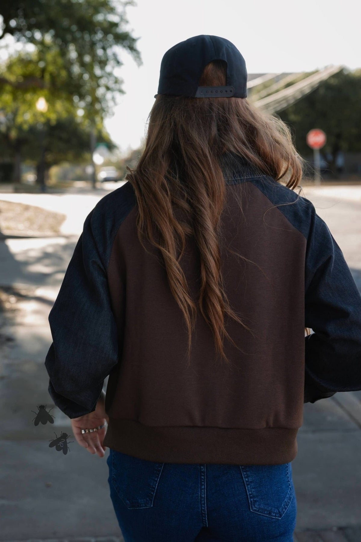 Lucky Ranch Layered Chambray Top - Desert Sunday