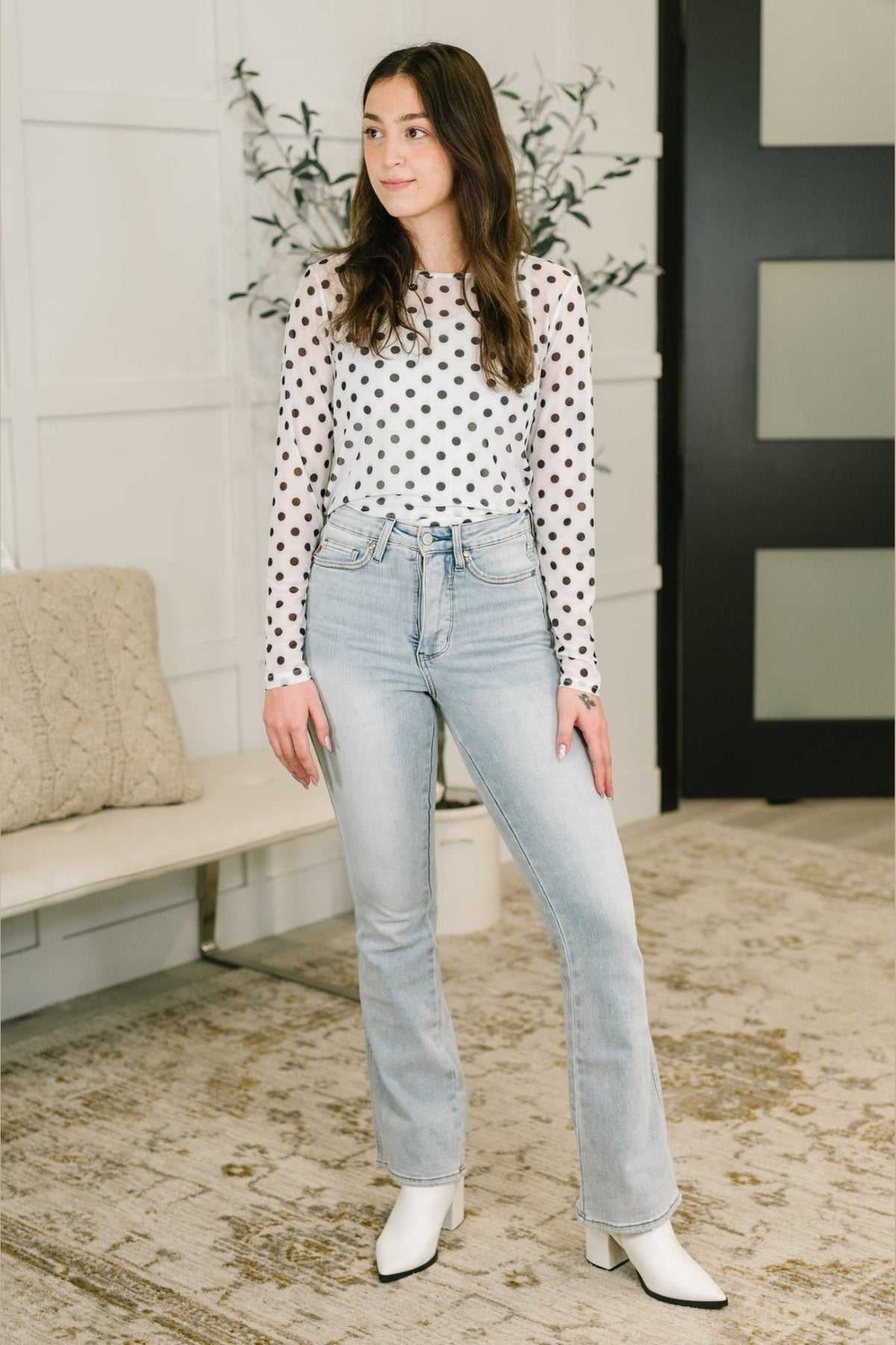 Lucy High Waist Tummy Control Bootcut - Desert Sunday