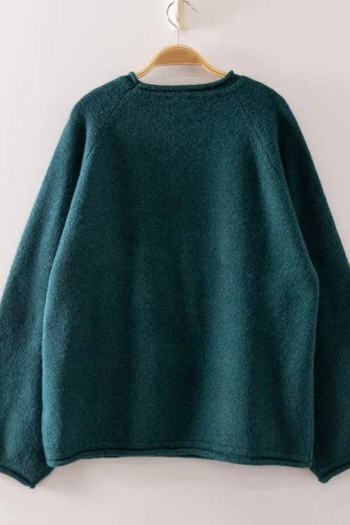 Mallard Sweater In Dark Teal - Desert Sunday