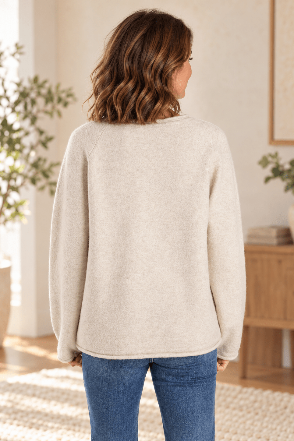 Mallard Sweater In Oatmeal - Desert Sunday