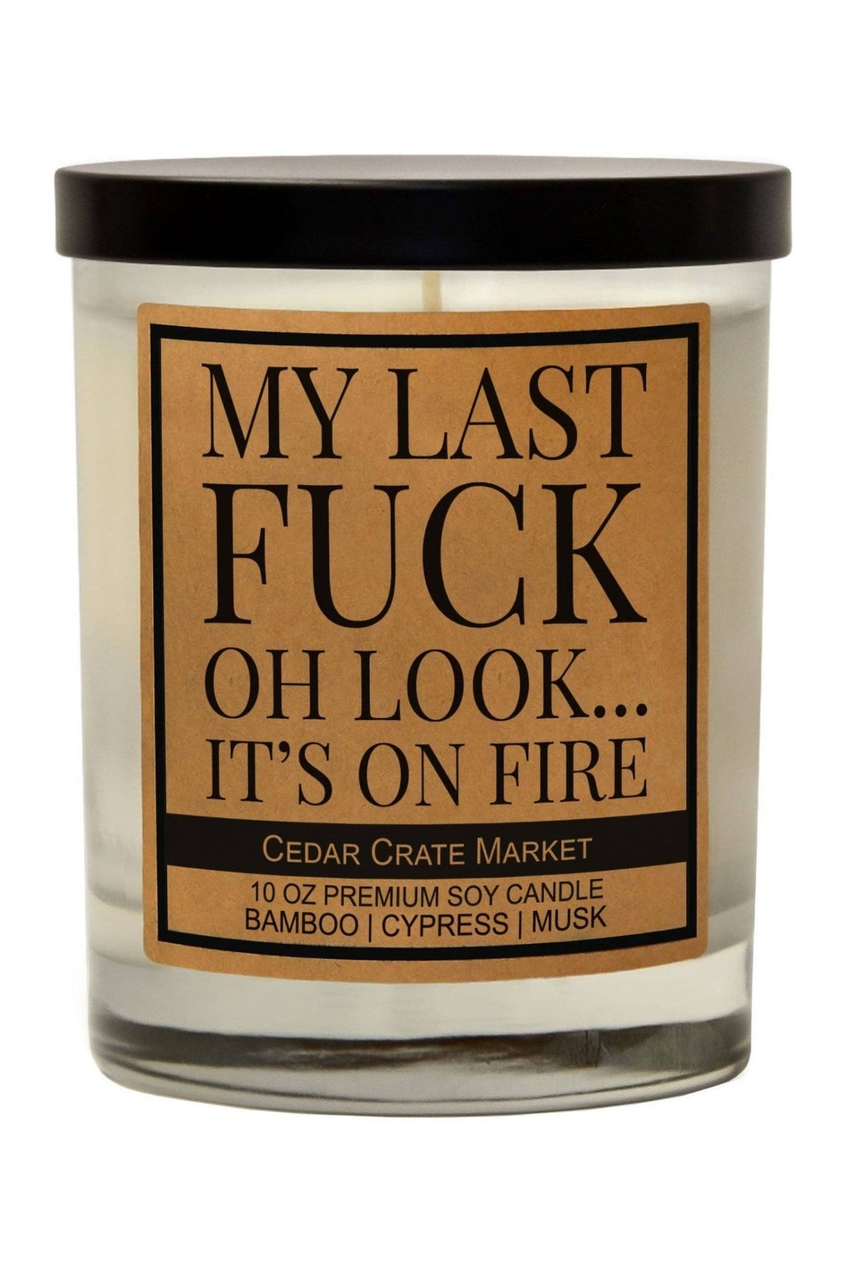 My Last Fuck, Oh Look It’s on Fire Soy Candle - Desert Sunday