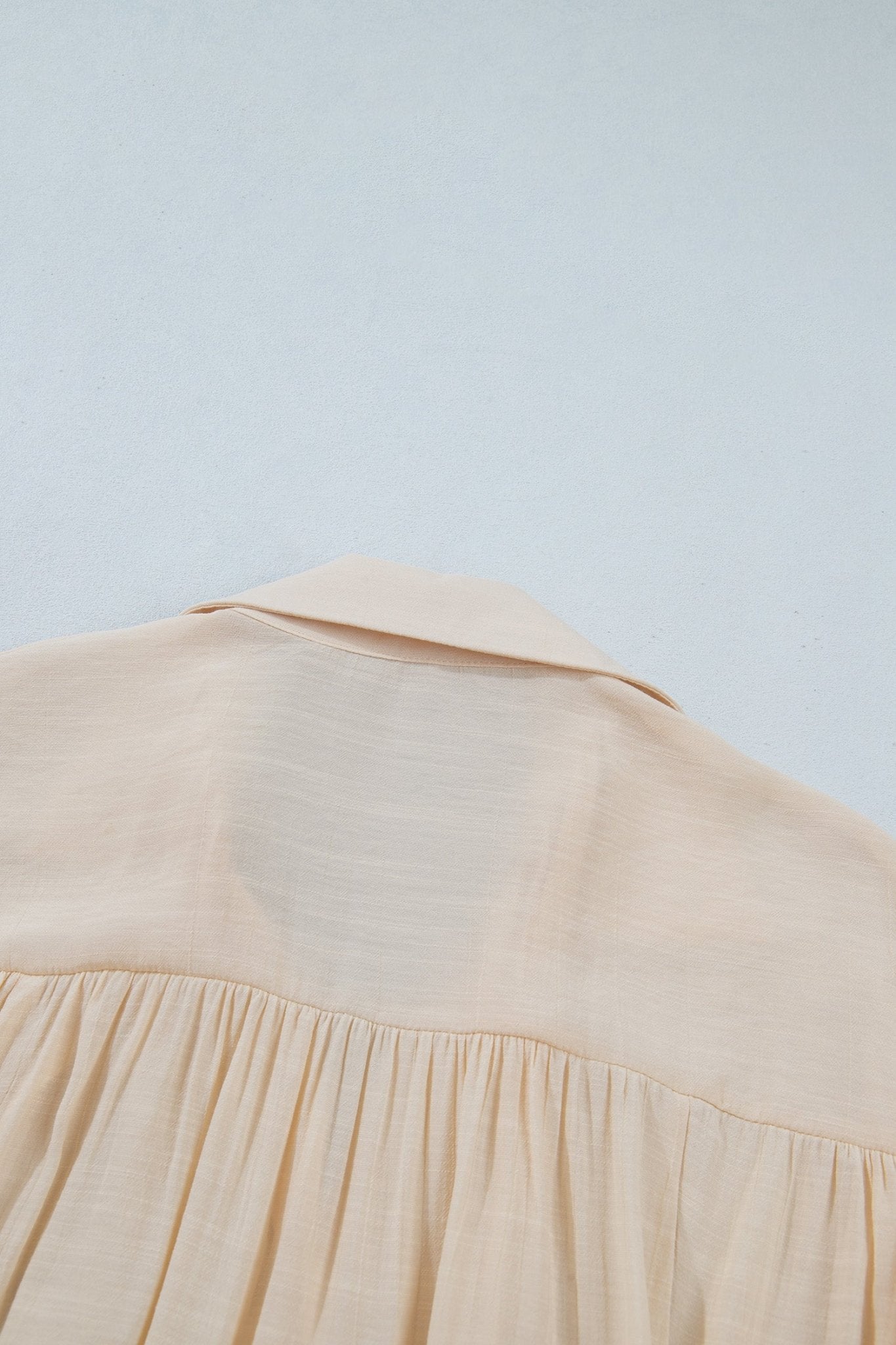 Oatmeal Lace Whisper Flowy Blouse - Desert Sunday