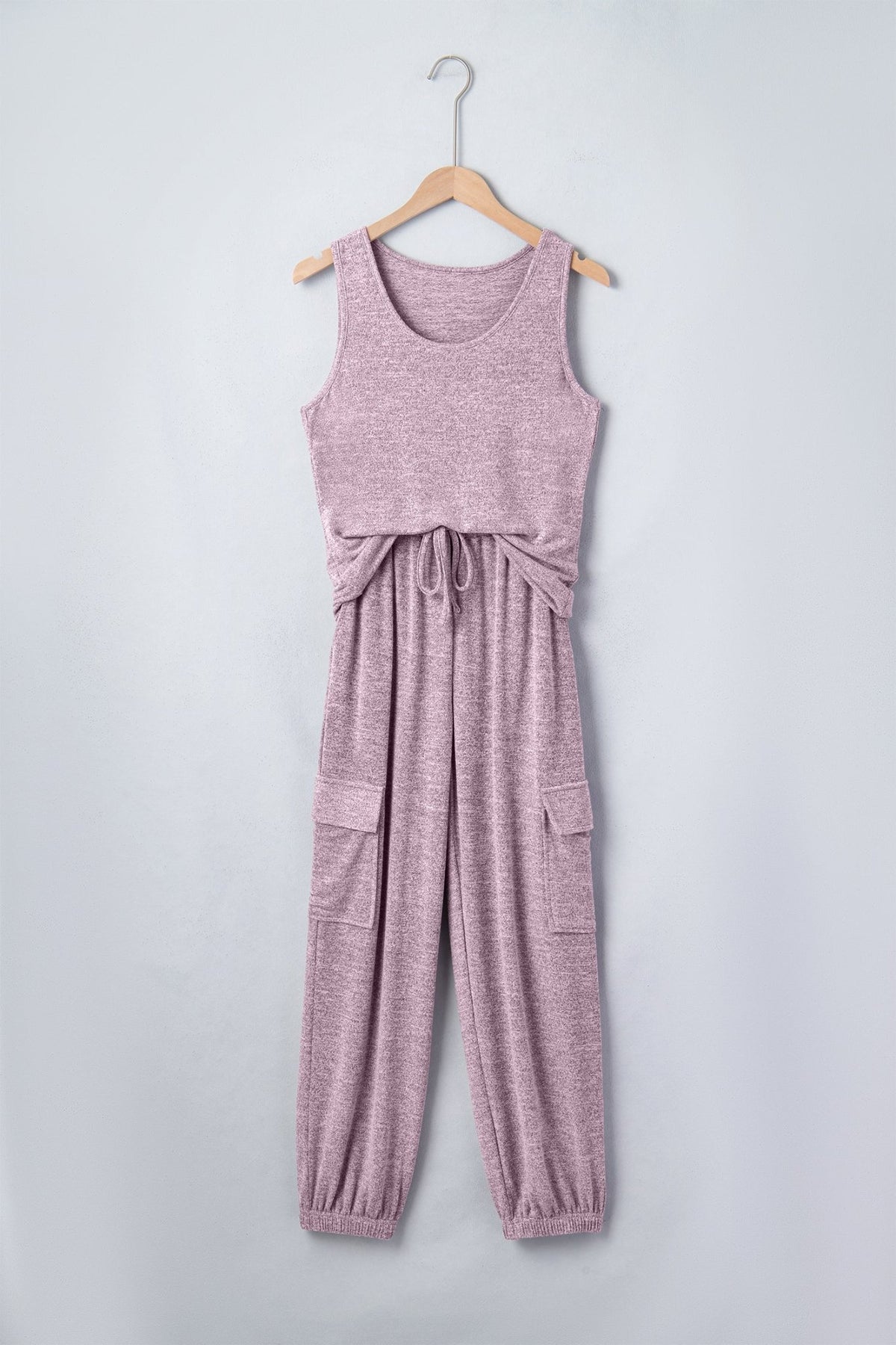 Orchid Bouquet Tank & Jogger Pants Set - Desert Sunday