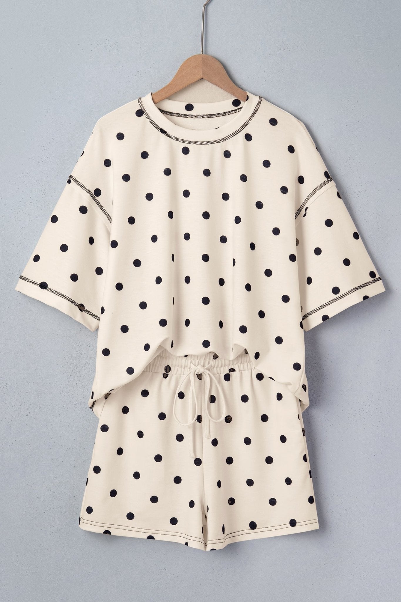 Playful Polka Dot Shorts Set - Desert Sunday