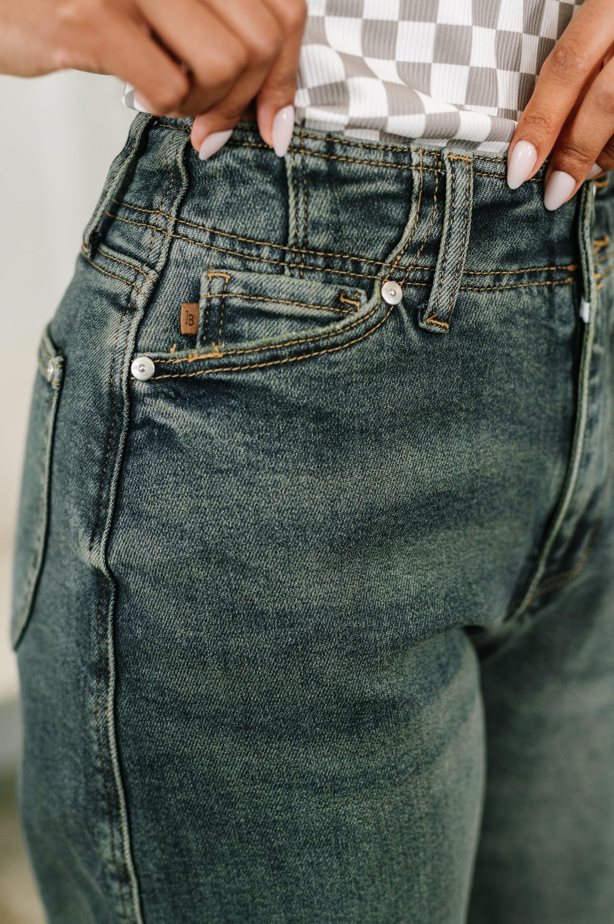 Teressa High Waist Marlow Jean with Hollywood Waist - Desert Sunday