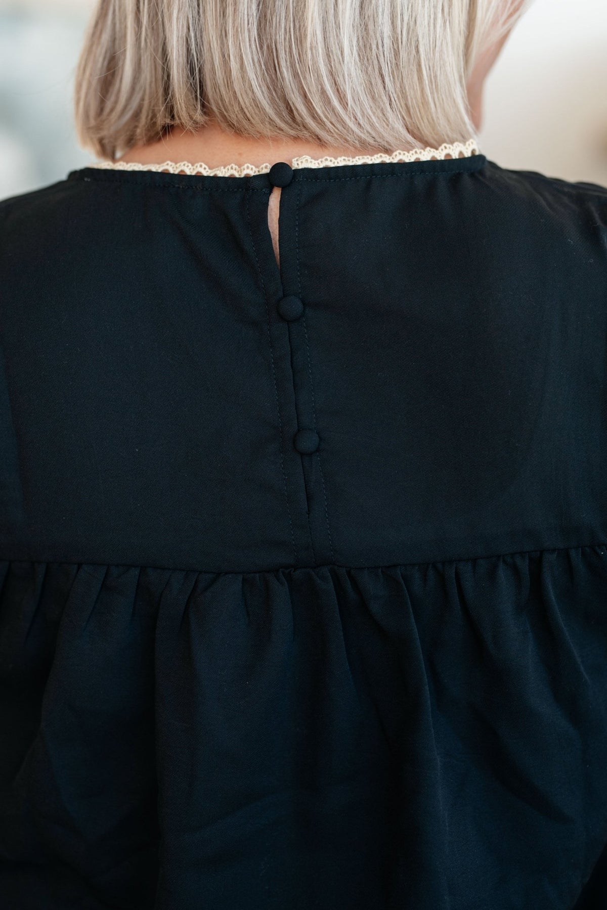 Try Again Embroidered Top - Desert Sunday
