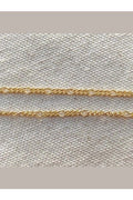 18K Gold Filled 2mm Rounded Figaro Chain - Desert Sunday