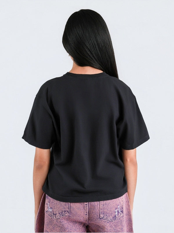 Comfort Color Boxed Tee in Black