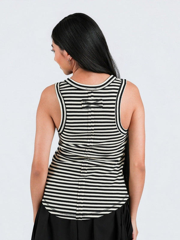 Summer Flirt Tank in Black