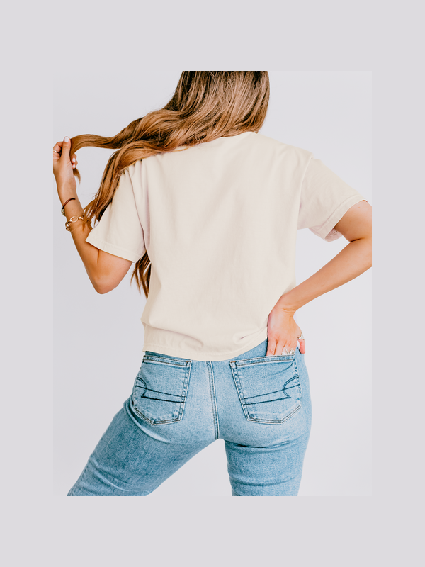 Comfort Color Boxed Tee in Ivory