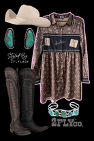 A Bit Dressy Mini Dress - Desert Sunday
