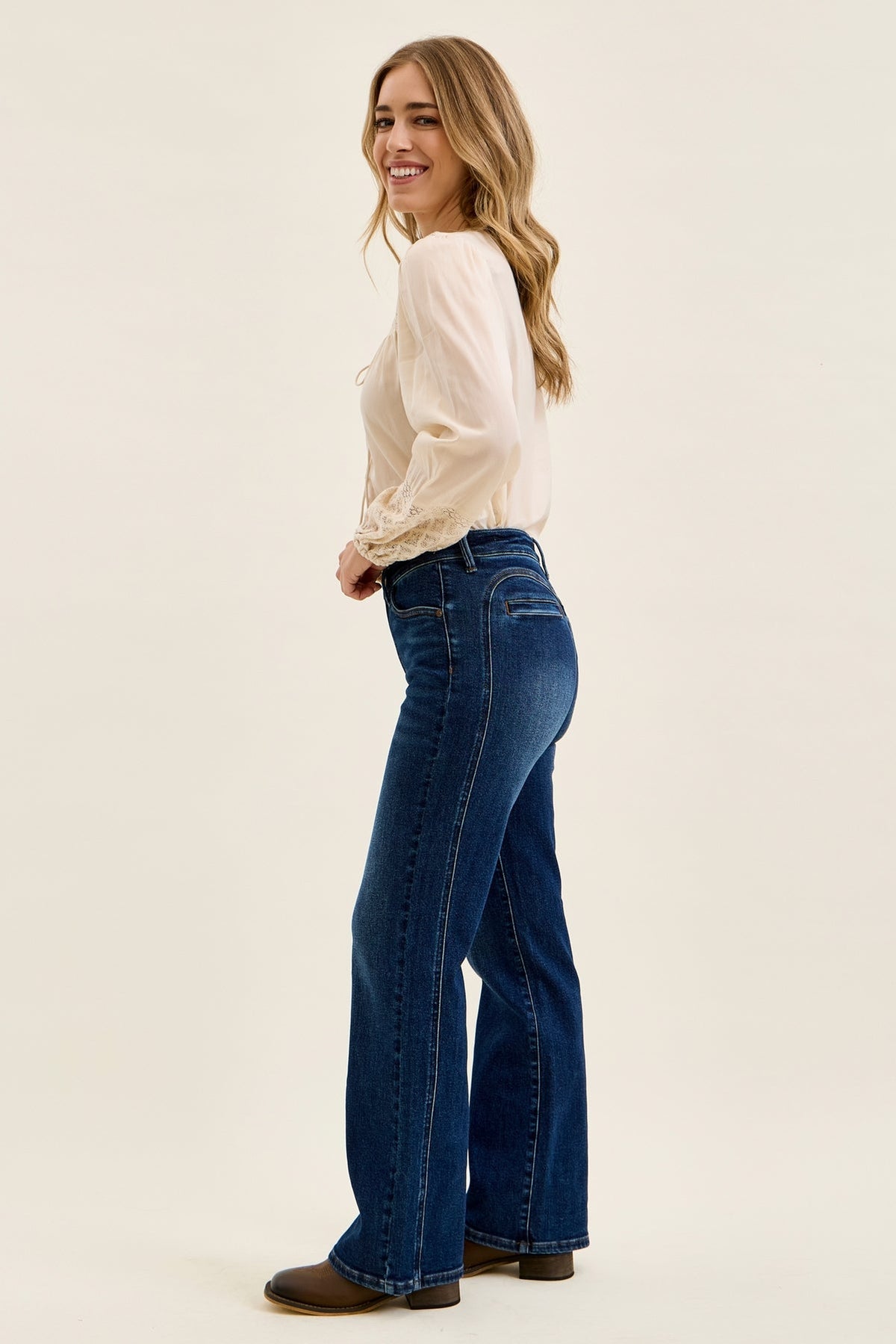Alex Bootcut Jeans by Judy Blue - Desert Sunday