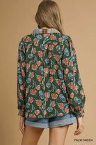 Autumn Mosaic Blouse - Desert Sunday