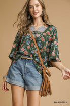 Autumn Mosaic Blouse - Desert Sunday