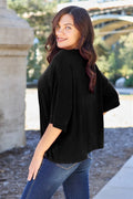 Basic Bae Bamboo Full Size Round Neck Drop Shoulder T-Shirt - Desert Sunday