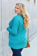 Basic Bae Full Size Round Neck Dropped Shoulder T-Shirt - Desert Sunday