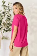 Basic Bae Full Size Round Neck Short Sleeve T-Shirt - Desert Sunday
