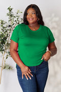 Basic Bae Full Size Round Neck Short Sleeve T-Shirt - Desert Sunday