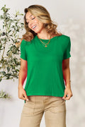 Basic Bae Full Size Round Neck Short Sleeve T-Shirt - Desert Sunday