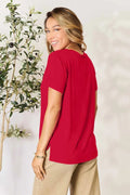 Basic Bae Full Size Round Neck Short Sleeve T-Shirt - Desert Sunday