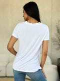 Basic Bae Full Size Round Neck Short Sleeve T-Shirt - Desert Sunday