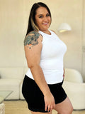 Basic Bae Full Size Round Neck Slim Tank - Desert Sunday