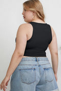 Basic Bae Full Size Round Neck Slim Tank - Desert Sunday