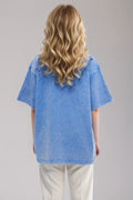 Basic Bae Round Neck Half Sleeve T-Shirt - Desert Sunday