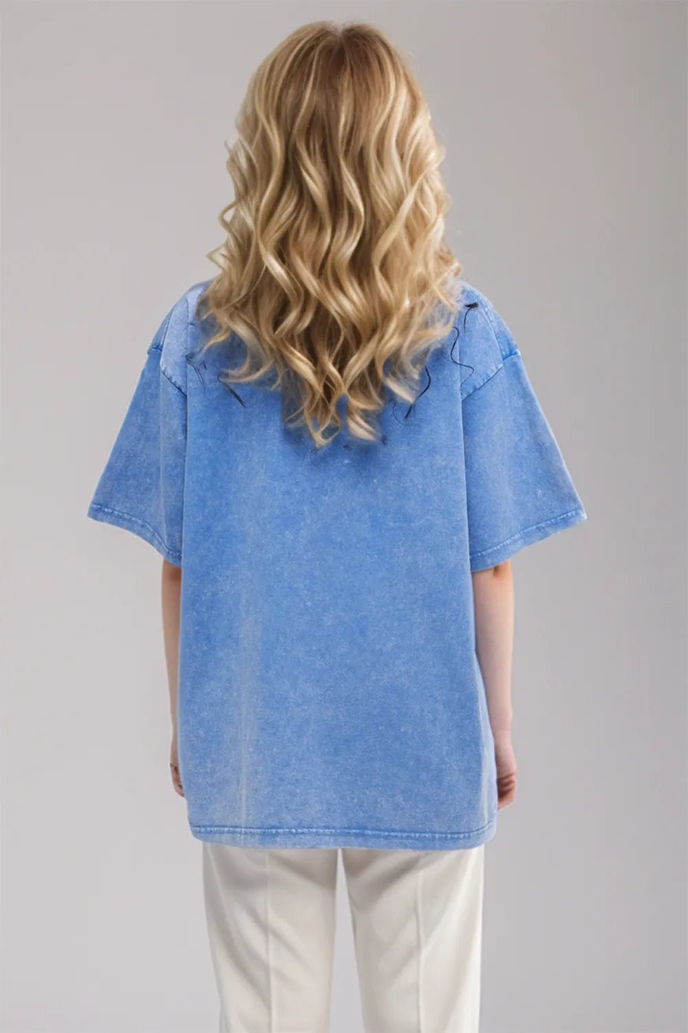 Basic Bae Round Neck Half Sleeve T-Shirt - Desert Sunday