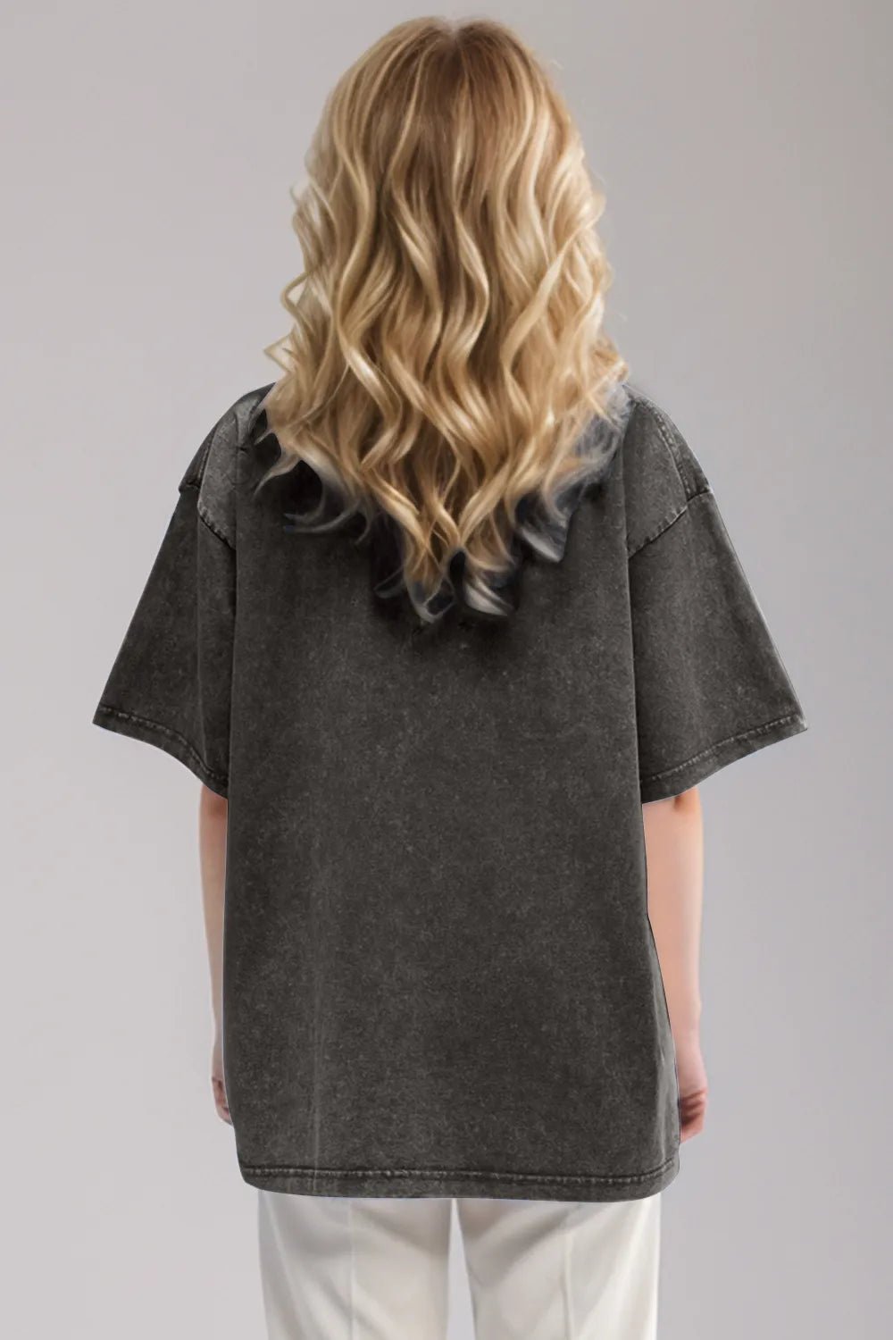Basic Bae Round Neck Half Sleeve T-Shirt - Desert Sunday