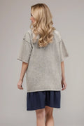 Basic Bae Round Neck Half Sleeve T-Shirt - Desert Sunday