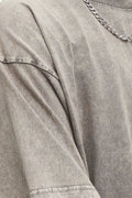 Basic Bae Round Neck Half Sleeve T-Shirt - Desert Sunday