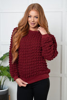 Berry Bliss Textured Top - Desert Sunday
