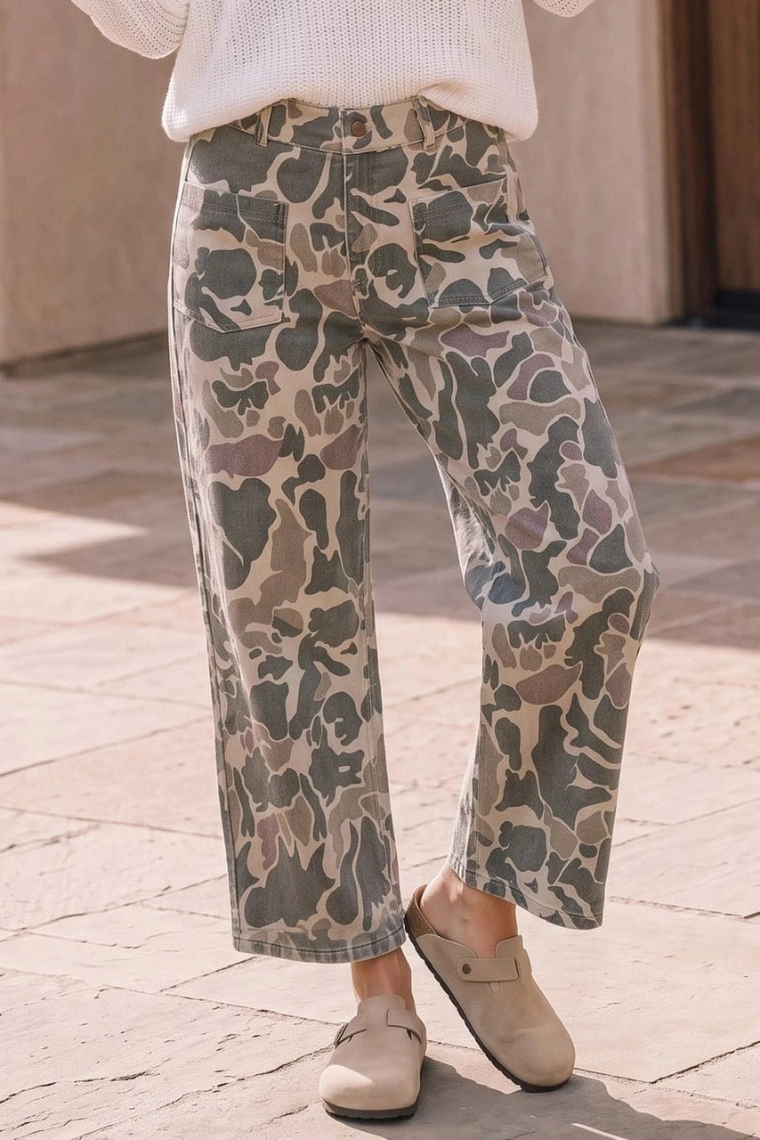 Blending In Camo Cargo Pants - Desert Sunday