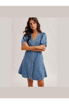 Blue Sky Denim Dress - Desert Sunday