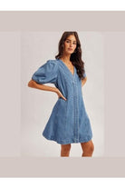 Blue Sky Denim Dress - Desert Sunday