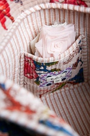 Blush Floral Tote Bag - Desert Sunday
