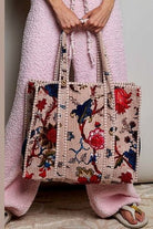 Blush Floral Tote Bag - Desert Sunday