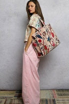 Blush Floral Tote Bag - Desert Sunday